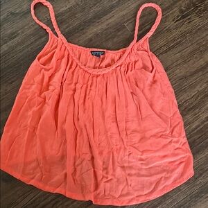 Topshop Coral Women's Top